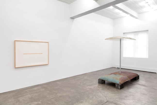 Installation view, Robert Grosvenor, February 10 – March 17, 2018