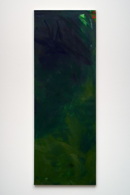 Cynthia Hawkins Investigation into Green, 1986 oil on canvas 72 x 24 in. (182.9 x 61 cm)