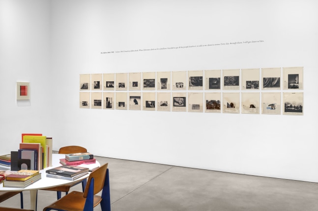 Installation view, Sophie Calle: On the Hunt, Paula Cooper Gallery, New York, September 5 – October 18, 2025. © 2025 Sophie Calle / Artists Rights Society (ARS), New York / ADAGP, Paris. Courtesy of Sophie Calle and Paula Cooper Gallery, New York. Photo: Steven Probert