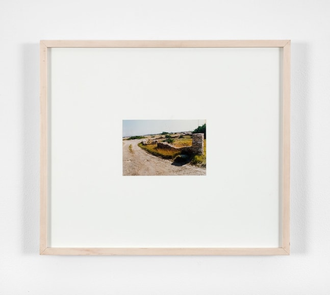 Robert Grosvenor "Untitled" 1997 Ink on color photograph 4" x 6"