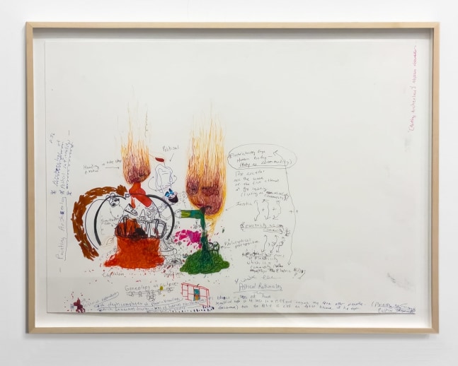 Kelley Walker
[archeology of painting], 11/15/2023
mixed media on paper
paper: 22 x 30 in. (55.9 x 76.2 cm)
frame: 25 1/8 x 33 in.
signed, titled and dated at top right corner