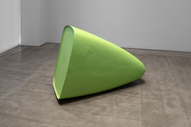 Robert Grosvenor, Untitled, 2019, sheet metal, auto body filler, spray paint
