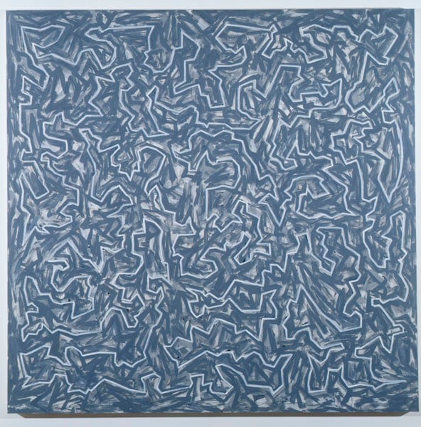 Julien Lethbridge &quot;Traveling Salesman 2&quot; 1992 Oil on linen 72&quot; x 72&quot;