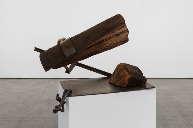 Mark di Suvero
Departure 2001, 1964
steel & wood
35 7/8 x 48 7/8 x 43 in. (91 x 124 x 109 cm)