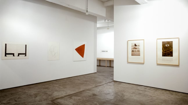 Installation view, Prints, Books, and Multiples, Paula Cooper Gallery, 521 W 21st Street, New York. December 10 - January 15, 2004. Photo: Alan Reich.