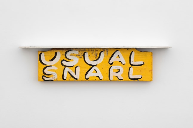 Robert Grosvenor
untitled, 2019
wood, paint and aluminum
6 x 24 x 3 in. (15.2 x 61 x 7.6 cm)