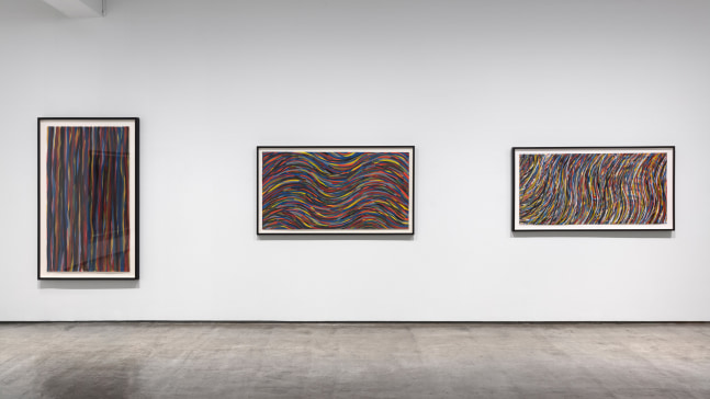 Installation view, Sol LeWitt, Large Gouaches, November 3 – December 15, 2018