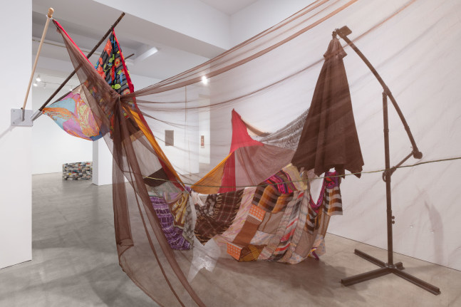 Installation view, Stitched, January 14 – February 19, 2022 17