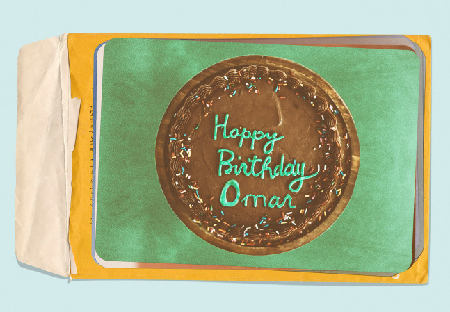 Walid Raad/The Atlas Group
Festival of Gratitude: Omar, 2003/printed 2021
inkjet print on Luster Paper Epsom Premium
print: 15 1/2 x 22 1/2 in. (39.4 x 57.2 cm)
frame: 16 3/4 x 23 3/4 x 1 1/2 in. (42.5 x 60.3 x 3.8 cm)