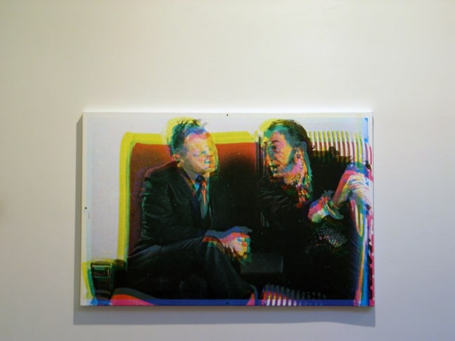Kelley Walker "Braniff Dali" 2006 Digital silkscreen on canvas 37 1/4 x 47 1/2 in.