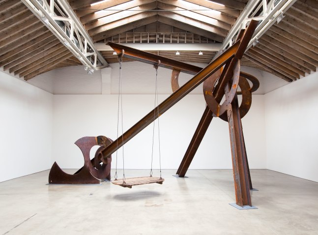 Installation view, Mark di Suvero, November 22, 2011 – January 21, 2012