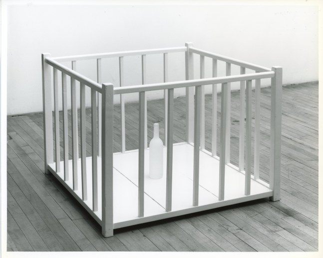 Robert Gober/Sherrie Levine &quot;Untitled&quot; 1990 Wood, enamel, glass 25 15/16&quot; x 36 1/4&quot; x 36 1/16&quot;