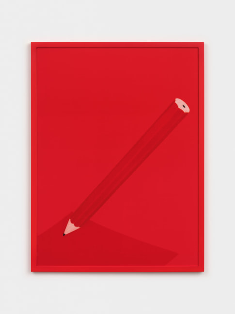 Sarah Charlesworth Pencil, 2002 cibachrome print with lacquered wood frame 41 x 31 x 1 in. (104.1 x 78.7 x 2.5 cm) Edition 7 of 8, + 2 APs
