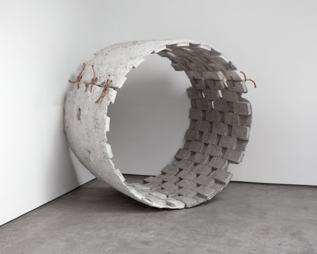 Liz Glynn Tunnel (Gaza/Giza), 2012 reinforced cast concrete 48  x 48 x 36 in. (121.9 x 121.9 x 91.4 cm)