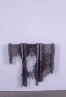 Rudolf Stingel "Untitled" 1998 cast aluminum 23 1/2" x 23 1/2" x 4"