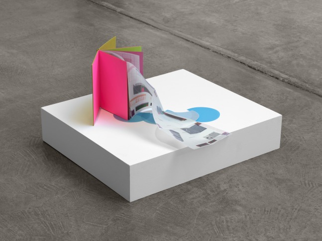Jorge Pardo Ten People Ten Books, 1994 cloth cover book with vellum architectural plan and cut vellum parts 10 1/8 x 7 1/4 in. (25.7 x 18.4 cm)