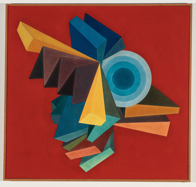 Leonard Contino Navajo Kite, 1984-85 acrylic on canvas frame: 41 x 43 x 1 1/2 in. (104.1 x 109.2 x 3.8 cm)