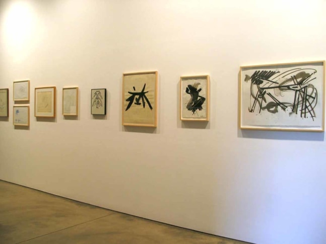 Installation view, Sculpture and Drawings, Paula Cooper Gallery, 534 W 21st Street, New York. October 11 - November 29, 2003. © 2025 Mark di Suvero / Artists Rights Society (ARS), New York. Courtesy of Spacetime C.C. and Paula Cooper Gallery, New York.