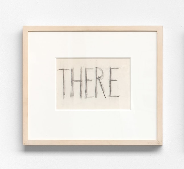 Robert Wilson &quot;A Letter for Queen Victoria&quot; 1973 Graphite on paper 5 1/4&quot; x 7 1/2&quot;