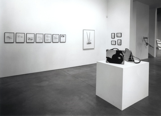 Installation view, Travel and Leisure, Paula Cooper Gallery, 534 W 21st Street, New York. May 2 - June 26, 1998. Photo: Adam Reich.
