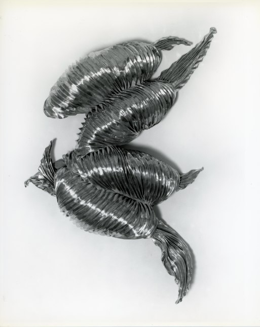 Lynda Benglis &quot;Scarab&quot; 1990 Stainless steel mesh, aluminum 52&quot; x 75&quot; x 16&quot;