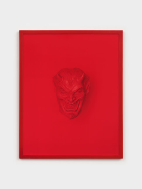 Sarah Charlesworth, Devil, 2002, cibachrome print with lacquered wood frame, 28 x 22 1/2 in. (72.4 x 58.4 cm) Edition 2 of 8, + 2 APs