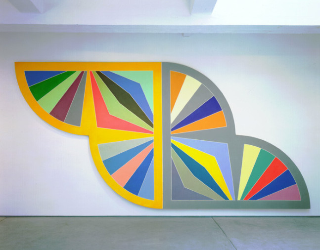 Frank Stella &quot;Harran III&quot; 1968 Acrylic on canvas 10' x 20'
