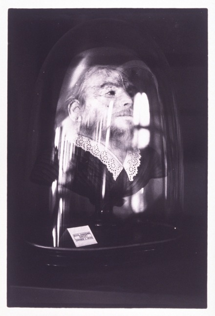 Zoe Leonard &quot;Preserved Head of a Bearded Woman, Musee Orfila&quot; 1991 gelatin silver print 33&quot; x 22 1/4&quot; image, 35 1/4&quot; x 24 1/4&quot; sheet