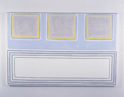 Dan Walsh "Effect" 2000 Acrylic on canvas 60 x 90"