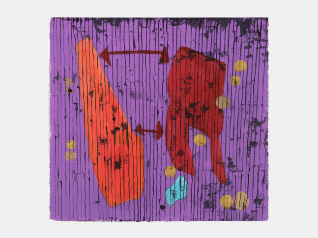 Cynthia Hawkins
Butterfly House #8 (Is that Rain), 2014
acrylic and mixed media on Arches paper
21 x 22 1/4 in. (53.3 x 56.5 cm)
signed recto