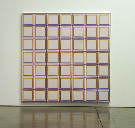 Dan Walsh "Arrangment" 2006 Acrylic on canvas 70 x 70 in.