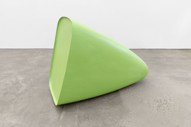 Robert Grosvenor, Untitled, 2019, sheet metal, auto body filler, spray paint