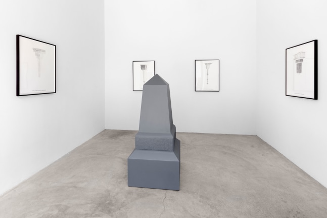 Installation view, Sam Durant, May 19 – July 27, 2018