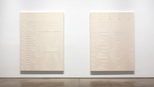 Installation view, Tauba Auerbach, Projective Instrument, January 9 – February 13, 2016