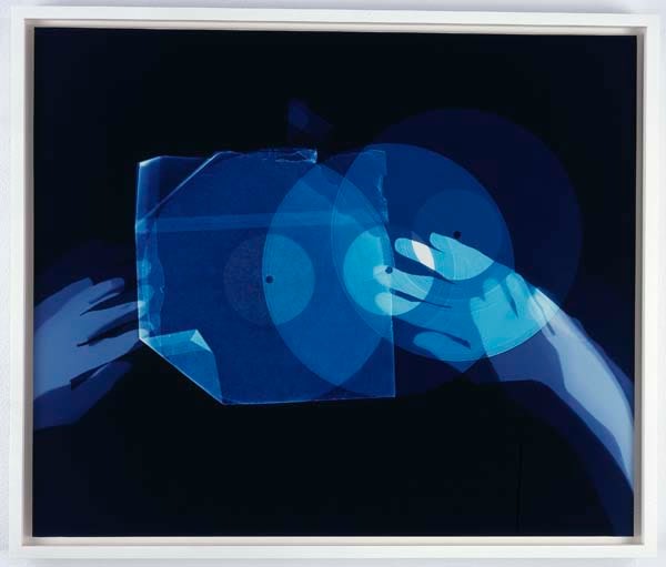 Christian Marclay "Untitled" 2004 Photogram on c-print paper, mounted on cintra board 19 3/4 x 23 3/4 in.