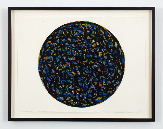 Sol LeWitt "Circle" 1993 Gouache on Paper 22 1/2 x 29 7/8 in.