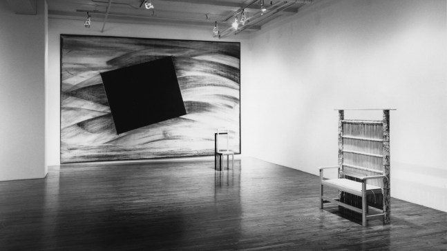 Installation view, Sculpture, Furniture, Paintings and Drawings, Paula Cooper Gallery, 155 Wooster Street, January 26 - February 23, 1991. © Robert Wilson. Courtesy Paula Cooper Gallery, New York. Photo: Geoffrey Clements.