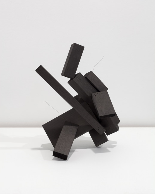 Joel Shapiro Untitled, 2005 wood and casein 12 1/4 x 11 x 7 1/2 in. (31.1 x 27.9 x 19.1 cm)