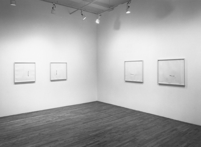 Installation view, Drawings, Paula Cooper Gallery, 155 Wooster Street, New York, December 2 - 23, 1989. Photo: Geoffrey Clements.