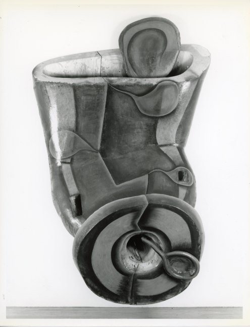 Elizabeth Murray &quot;Wonderful World&quot; 1988 Oil on canvas 123&quot; x 87&quot; x 40&quot;