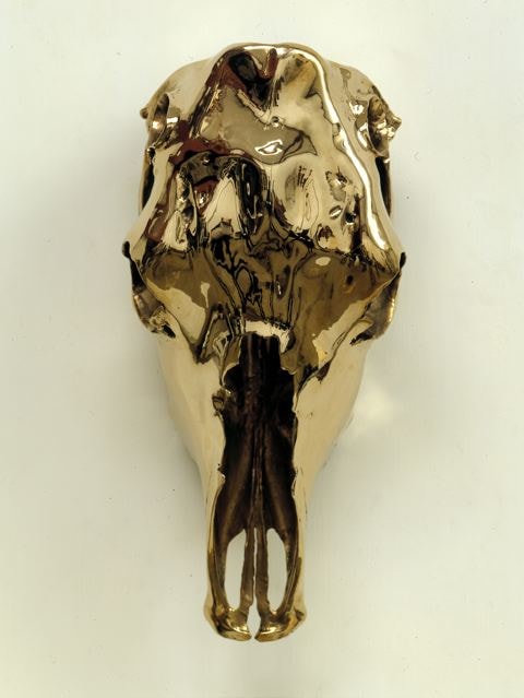 Sherrie Levine "Steer Skull" 2002 Cast bronze 18 x 8 x 6 1/4 in.