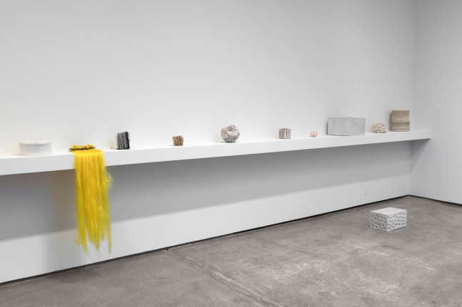 Installation view, Veronica Ryan, The Weather Inside, September 7 – October 19, 2019