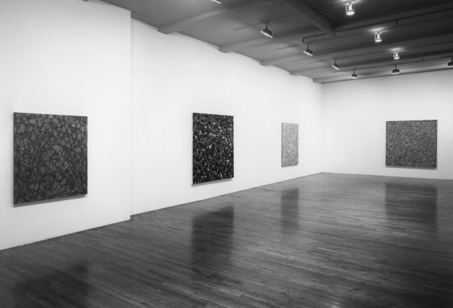 Installation view, Recent Paintings, Paula Cooper Gallery, 155 Wooster Street, New York, November 4 - December 3, 1992. © Julian Lethbridge. Courtesy Paula Cooper Gallery, New York. Photo: Geoffrey Clements.