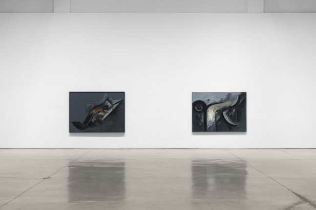 Installation view, Garnets on the Boulder, Jay DeFeo Paintings of the 1980s, Paula Cooper Gallery, New York, October 30 - December 13, 2025. © 2025 The Jay DeFeo Foundation/Artists Rights Society (ARS), New York. Courtesy Paula Cooper Gallery, New York. Photo: Steven Probert.