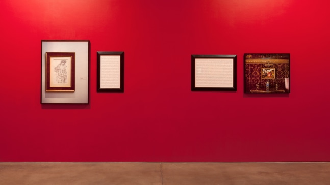 Installation view, Sophie Calle, Absence, October 18 – November 16, 2013