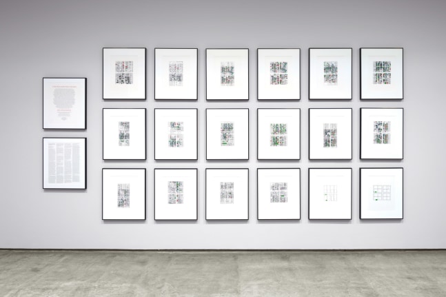 Installation view, Terry Adkins: Works on Paper, Paula Cooper Gallery, New York, November 2 - December 7, 2024. Photo: Steven Probert.