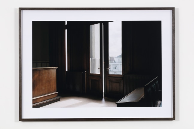 Carey Young Open Justice, 2017 digital c-type photograph 43 1/2 x 60 x 2 in. (110.5 x 152.4 x 5.1 cm)