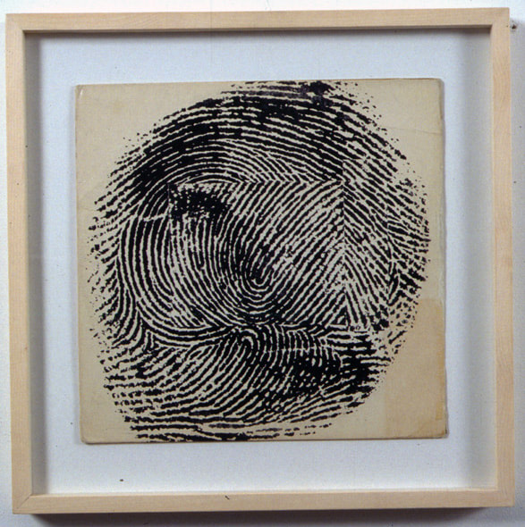 Christian Marclay "Untitled (From the 'Imaginary Records')" 1997 Altered record album cover 12 1/4 x 12 1/4 in.