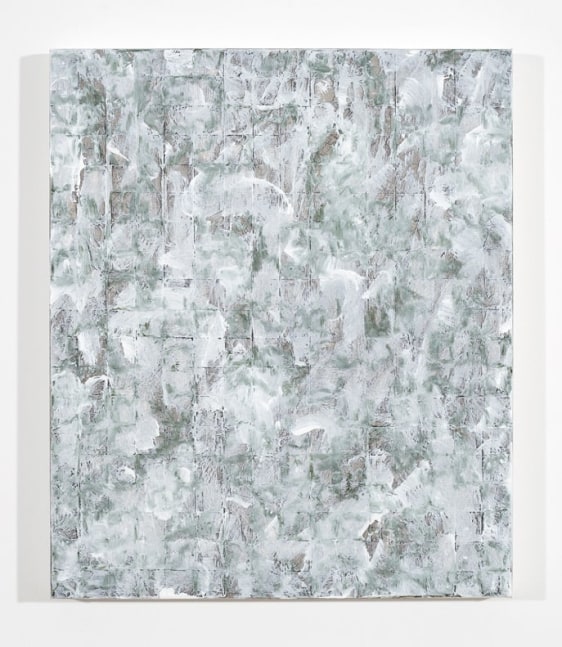 Julian Lethbridge "Forced Field 2" 2008 Oil and oil stick on linen 19 x 16 in.