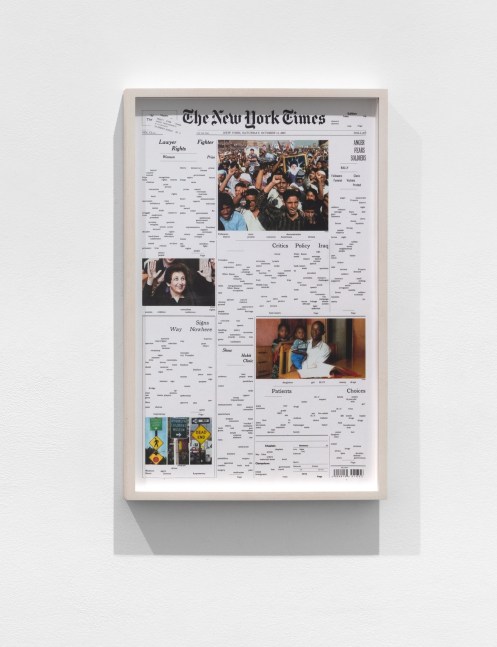 Sarah Charlesworth Nouns, 2003 Fuji Crystal Archive print image: 21 3/4 x 13 1/2 in. (55.2 x 34.3 cm) frame: 23 1/8 x 14 3/4 x 1 1/2 in. (58.7 x 37.5 x 3.8 cm) Edition 2 of 5, + 2 APs APs